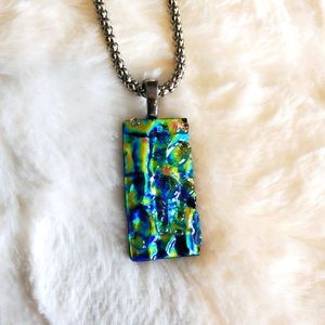 Handmade Glass Pendant (Chain Not Included)
